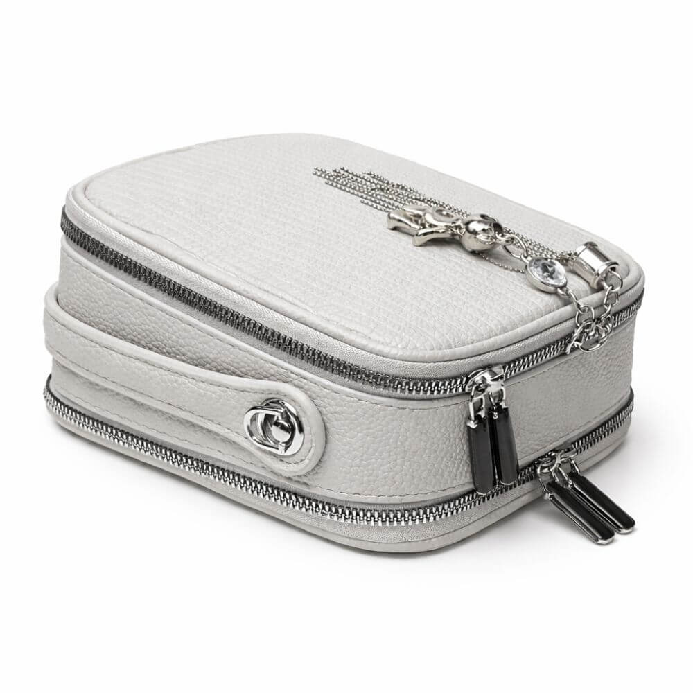 Teddy Charm Crossbody (Grey)